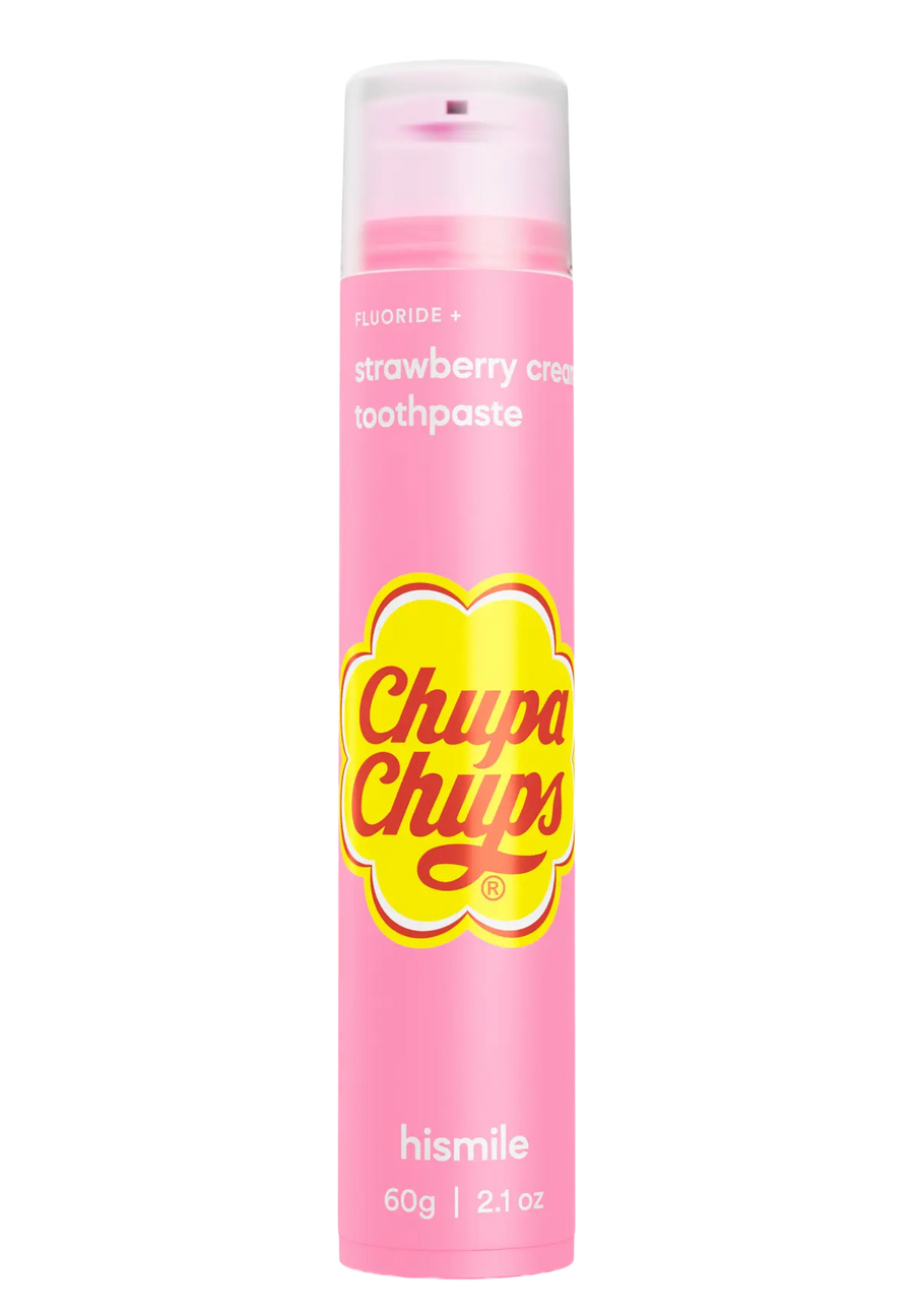 Pasta de dientes sabor Chupa Chups de Fresa con Crema