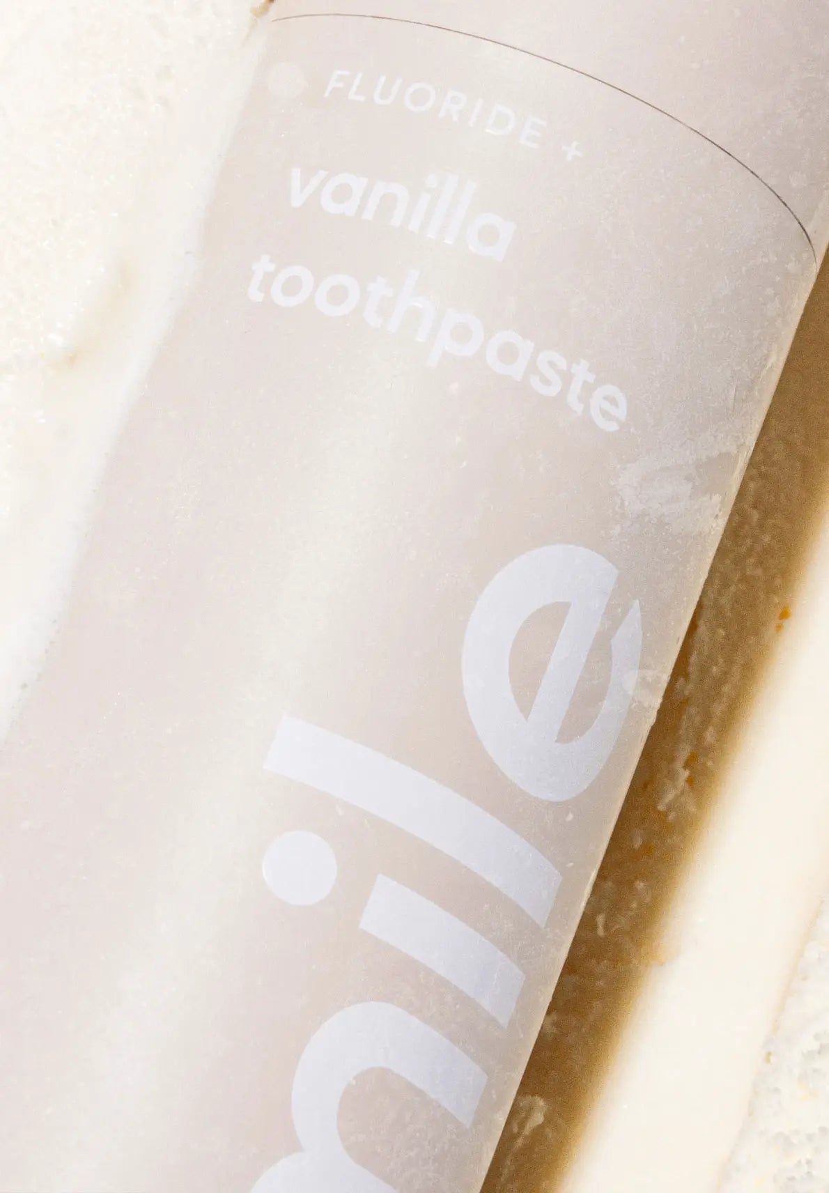 Pasta de dientes sabor Vainilla