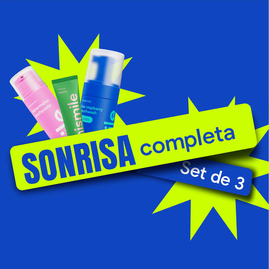 Kit Sonrisa Completa - Enjuague, Pasta de Sabor y Bálsamo